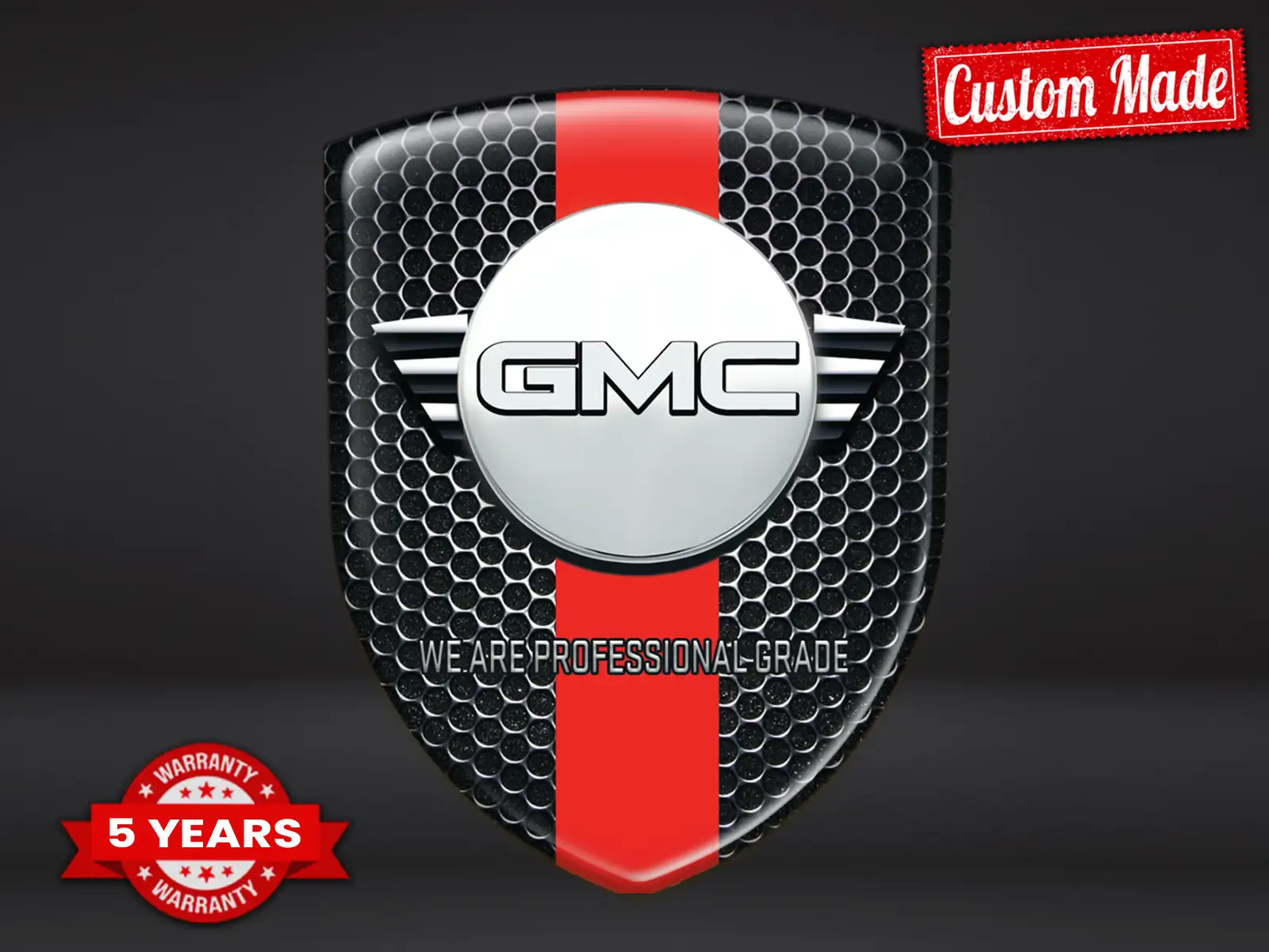 GMC Autoaufkleber Stern Hochwertig Anpassbar